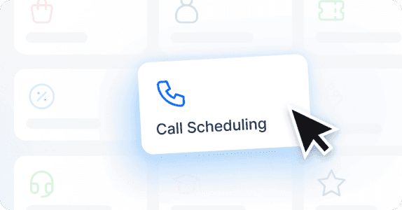 Call scheduling calendar